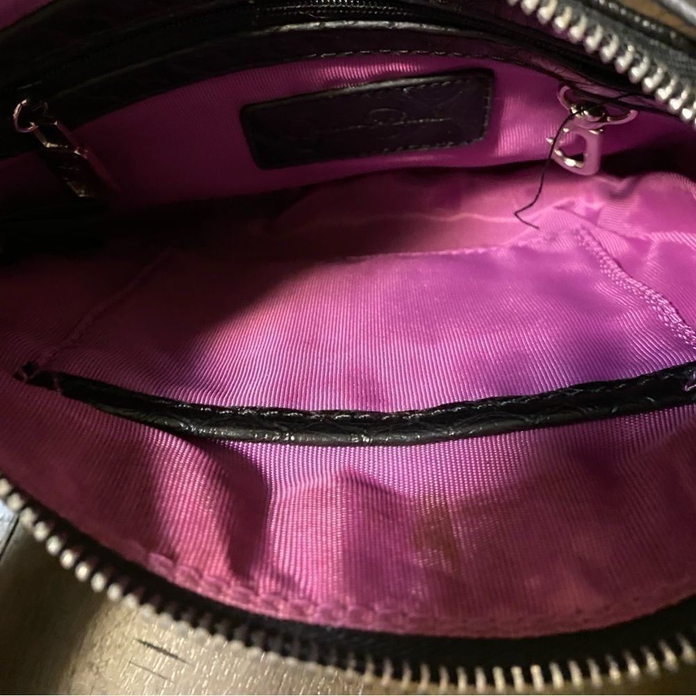 Jessica Simpson Black patent Leather Crossbody Bag - Picture 6 of 7